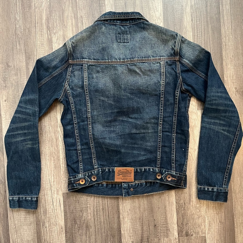 New without tags SUPERDRY Denim jacket - Picture 2 of 2